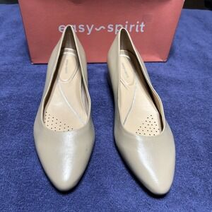 Easy Spirit Women's Caldise Slip-on Low Heel Dress Pumps Medium Natural 7 M $99